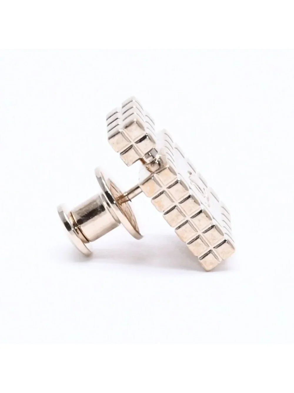 Chanel Brooch CC Logo Pin 3 Point Set Metal Gold